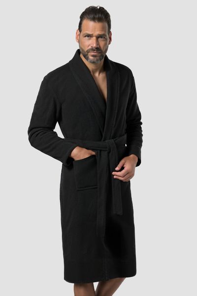 Męski Szlafrok odzież domowa kołnierz szalowy frotte do 8XL. Niebieskia szlafroki męskie JAY-PI, m, bez wzorów, z bawełny. Za 429.99 zł.