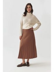 TATUUM Spódnica w kolorze jasnobrązowym rozmiar: M. Brązowe spódniczki damskie Tatuum, m, bez wzorów, maxi, rozkloszowane. Za 152.62 zł.