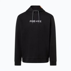 Bluza męska BOGNER FIRE+ICE Cadell. Czarne bluzy bez kaptura męskie m, z bawełny. Za 519.99 zł.
