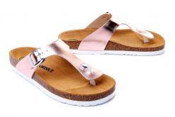 DR. BRINKMANN 700994-42 rosa, klapki/japonki profilaktyczne damskie. Klapki damskie Dr. Brinkmann, bez wzorów, bez obcasa. Za 123.68 zł.