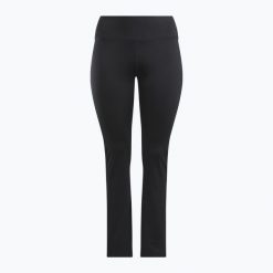Spodnie treningowe damskie Reebok ID Train Hr Bootcut In. Czarne spodnie sportowe damskie REEBOK FITNESS, xl, z materiału, na fitness i siłownię. Za 169.99 zł.