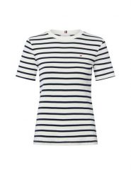Tommy Hilfiger Koszulka Kobiety Bawełna biały, L. Białe t-shirty damskie Tommy Hilfiger, l, bez wzorów, z bawełny, bez kołnierzyka. Za 169.95 zł.