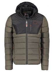Canadian Peak Kurtka pikowana "Batileak" w kolorze czarno-oliwkowym rozmiar: 3XL. Brązowe kurtki męskie Canadian Peak, xl, bez wzorów, bez kaptura. Za 158.84 zł.