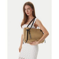 Torebka DKNY. Brązowe torebki klasyczne damskie DKNY, bez wzorów, bez dodatków. Za 789.99 zł.