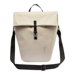Torba na rower VAUDE ReCycle Pro. Brązowe torby męskie na ramię Vaude, bez wzorów, z materiału, duże, z tłoczeniem, bez dodatków. Za 446.50 zł.