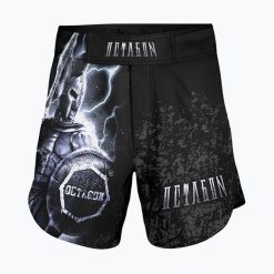 Spodenki treningowe męskie Octagon Gladiator MMA. Czarne szorty męskie OCTAGON, bez kołnierzyka. Za 149.99 zł.