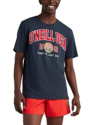 T-shirt męski O'Neill Surf State T-Shirt z krótkim rękawem. Niebieskie t-shirty męskie O'neill, m, bez wzorów, z bawełny, bez kołnierzyka. Za 139.00 zł.