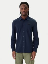 Aeronautica Militare Koszula 261CA1313UP00408 Granatowy Regular Fit. Niebieskie koszule męskie AERONAUTICA MILITARE, m, bez wzorów, z bawełny, bez kołnierzyka, bez ramiączek. Za 399.99 zł.