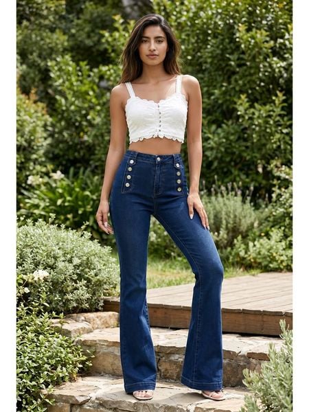 SOULSHAE Dżinsy - Slimf fit - w kolorze granatowym rozmiar: S. Niebieskie jeansy damskie SOULSHAE, z podwyższonym stanem. Za 139.95 zł.