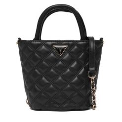 Torebka Guess. Czarne torebki klasyczne damskie Guess, z aplikacjami, bez dodatków. Za 549.99 zł.