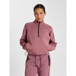 Bluza damska Hummel Tech Boxy. Fioletowe bluzy bez kaptura damskie HUMMEL. Za 300.50 zł.