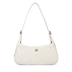 Torebka Calvin Klein. Białe torebki klasyczne damskie CALVIN KLEIN, bez wzorów, bez dodatków. Za 489.99 zł.