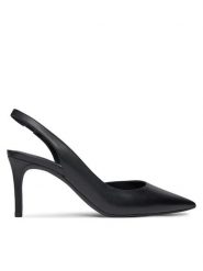 MICHAEL Michael Kors Szpilki Alina Flex Sling Pump 40R4HNMP1L Czarny. Czarne szpilki MICHAEL Michael Kors, bez wzorów, ze skóry, bez obcasa. Za 419.99 zł.