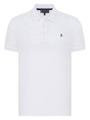 SIR RAYMOND TAILOR Koszulka polo w kolorze białym rozmiar: M. Białe koszulki polo męskie Sir Raymond Tailor, m, bez wzorów, z bawełny, bez ramiączek. Za 114.17 zł.