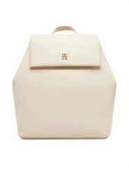 Tommy Hilfiger Plecak Th Legacy Backpack AW0AW17407 Beżowy. Brązowe plecaki damskie Tommy Hilfiger, bez wzorów, ze skóry. Za 339.99 zł.