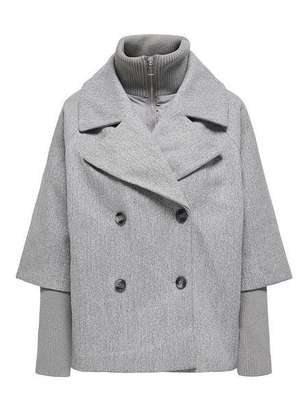 JDY Kurtka przejściowa "Hannah" w kolorze szarym rozmiar: L. Szare kurtki damskie JDY, l, bez wzorów, bez kaptura. Za 227.31 zł.