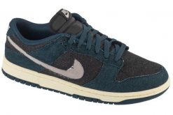 Buty sportowe Sneakersy unisex, W Dunk Low. Szare buty sportowe na co dzień damskie Nike, bez wzorów, z materiału, trekkingowe. Za 499.99 zł.