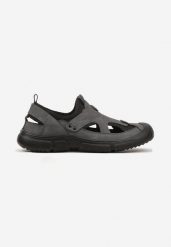 Szare Wsuwane Buty Sportowe z Wycięciami Laniwen. Szare buty sportowe na co dzień męskie Born2be, bez zapięcia. Za 89.99 zł.