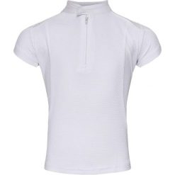 Damska koszulka do jazdy konnej Equipage Fleur. Białe t-shirty damskie EQUIPAGE, bez wzorów, bez kołnierzyka. Za 227.50 zł.