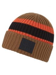 Ziener Czapka beanie "Indri" w kolorze jasnobrązowym rozmiar: S. Brązowe czapki zimowe damskie Ziener, z materiału. Za 61.89 zł.