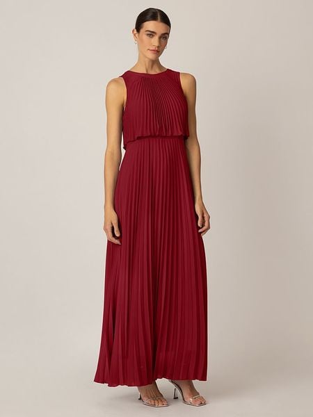 APART Sukienka w kolorze bordowym rozmiar: 36. Czerwone sukienki damskie Apart, bez wzorów, bez kołnierzyka, bez ramiączek, maxi. Za 184.02 zł.