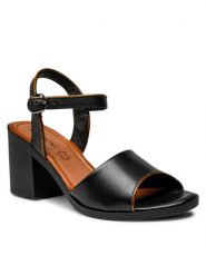 Lasocki Sandały ARC-2289-05 Czarny. Czarne sandały damskie Lasocki, bez wzorów, ze skóry, bez obcasa, na słupku. Za 99.99 zł.