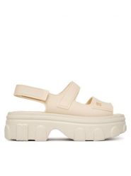 Melissa Sandały Melissa Ella Move Ad 36150 Beżowy. Brązowe sandały damskie Melissa, bez wzorów, z tworzywa sztucznego, bez obcasa, na koturnie. Za 578.99 zł.