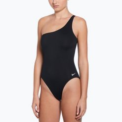 Strój pływacki jednoczęściowy damski Nike Essential Asymmetrical. Czarne stroje jednoczęściowe damskie Nike, xl, bez wzorów. Za 189.99 zł.