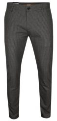 Szare Casualowe Spodnie Męskie, Slim Fit -TOMY WALKER- Zwężane, Chinosy, Tłoczony Wzór, w Paski. Szare spodnie materiałowe męskie Tomy Walker, bez wzorów, z elastanu. Za 149.00 zł.