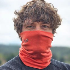 Komin na szyję Woolona 100% Merino. Brązowe szaliki i kominy damskie WOOLONA, bez wzorów. W wyprzedaży za 99.00 zł.