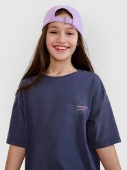 4F T-shirt oversize z nadrukiem dziewczęcy - szary 134 (8-9 lat). Szare koszulki dziewczęce 4f, bez wzorów, z bawełny, bez ramiączek. W wyprzedaży za 29.99 zł.