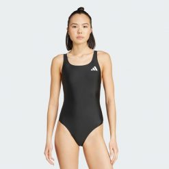 Kostium kąpielowy V-back. Czarne stroje jednoczęściowe damskie Adidas, l, bez wzorów. Za 129.00 zł.