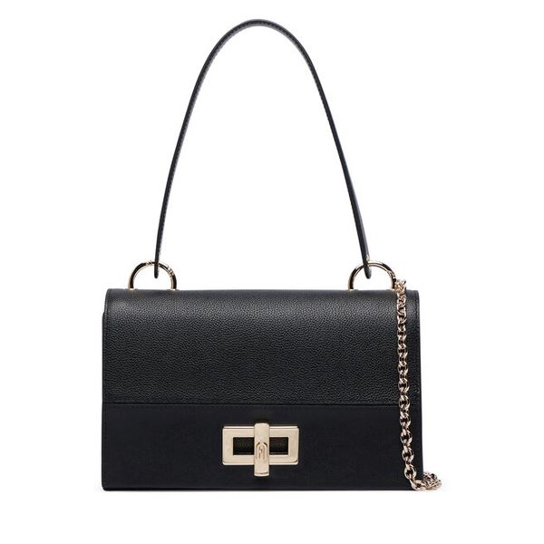 Torebka Furla. Czarne torebki klasyczne damskie Furla, bez wzorów, bez dodatków. Za 1,709.00 zł.