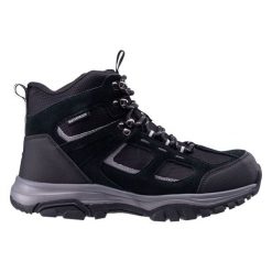 Hi-Tec Buty turystyczne Diroda Mid z membraną czarne. Czarne buty trekkingowe męskie z gumy, bez zapięcia, trekkingowe. Za 426.50 zł.