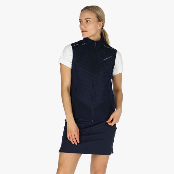 Ocieplana kamizelka treningowa damska Swedemount On Course Vest wodoodporna. Czarne kamizelki damskie SWEDEMOUNT, xl, z materiału. Za 249.99 zł.