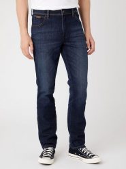 WRANGLER TEXAS SLIM MĘSKIE SPODNIE JEANSOWE ELECTRIC RODEO W12S3521J 112319984. Spodnie materiałowe męskie Wrangler, bez wzorów, z jeansu. Za 239.99 zł.