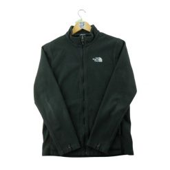 Second life - Kurtka polarowa męska z wysokim kołnierzem - Stan bardzo dobry. Czarne kurtki męskie The North Face, m, bez wzorów, z materiału, eleganckie, bez kaptura. Za 190.96 zł.