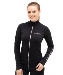 Bluza dresowa termoaktywna rozpinana damska Brubeck Athletic. Czarne bluzy z kapturem damskie Brubeck, m, z dresówki. Za 239.99 zł.