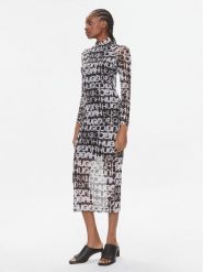 Hugo Sukienka codzienna Nortensis 50508573 Czarny Slim Fit. Czarne sukienki damskie Hugo, na co dzień, s, bez wzorów, z syntetyku, bez kołnierzyka, bez ramiączek, proste. Za 799.00 zł.