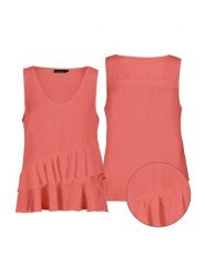 Eight2Nine Top w kolorze różowym rozmiar: L/XL. Czerwone topy damskie Eight2Nine, l, bez wzorów, bez kołnierzyka. Za 100.75 zł.