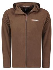 Geographical Norway Kurtka polarowa "Tugood" w kolorze brązowym rozmiar: S. Brązowe kurtki damskie Geographical Norway, s, bez wzorów, z polaru, bez kaptura. Za 96.14 zł.