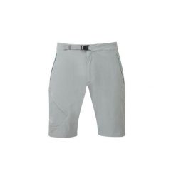 Spodenki trekkingowe męskie Me Comici Short. Szare szorty męskie MOUNTAIN EQUIPMENT, bez kołnierzyka. Za 419.99 zł.