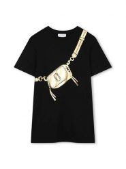 Marc Jacobs Sukienka codzienna W60530 D Czarny Regular Fit. Czarne sukienki dziewczęce MARC JACOBS, bez wzorów, z bawełny, bez ramiączek. Za 249.99 zł.