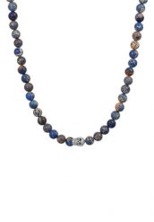 KUZZOI Naszyjnik Mężczyźni Czaszka Agatami 925 Sterling Silver 45 cm Naszyjniki 1 ct Męskie. Szare biżuteria dla mężczyzn KUZZOI, z agatem, srebrne. Za 390.14 zł.