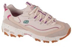 Buty sportowe Sneakersy damskie Skechers D'Lites - Bold Views. Brązowe buty sportowe na co dzień damskie Skechers, bez wzorów, z materiału, trekkingowe. Za 279.00 zł.