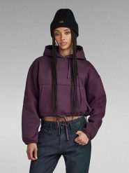 G-Star Bluza w kolorze fioletowym rozmiar: M. Różowe bluzy z kapturem damskie G-Star, m. Za 223.99 zł.