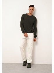 Just Cashmere Kaszmirowy sweter "Howard" w kolorze khaki rozmiar: XXL. Brązowe swetry męskie Just Cashmere, xxl, bez wzorów, z kaszmiru, bez kołnierzyka. Za 466.95 zł.