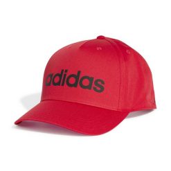 Czapka Adidas Sport Daily Dorosłych. Czerwone czapki męskie Adidas, bez wzorów, z bawełny, klasyczne. Za 77.45 zł.