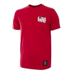 Koszulka dla dorosłych - Zespół AC Milan CL 2003 Haft - Czerwona. Czerwone t-shirty sportowe męskie COPA FOOTBALL, xl, bez ramiączek, do piłki nożnej. Za 190.70 zł.