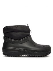 Crocs Botki Classic Neo Puff Shorty Boot W 207311 Czarny. Czarne botki damskie Crocs, z tworzywa sztucznego, bez obcasa, na płaskiej podeszwie, bez zapięcia. Za 329.99 zł.